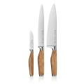 WMF - GRAND WOOD 3 részes konyhakés készlet