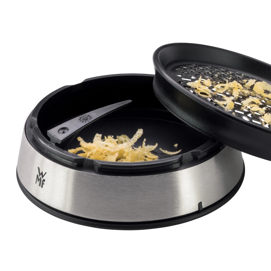 WMF - gyömbérreszelő, átmérő 9 cm, rozsdamentes acél/fekete