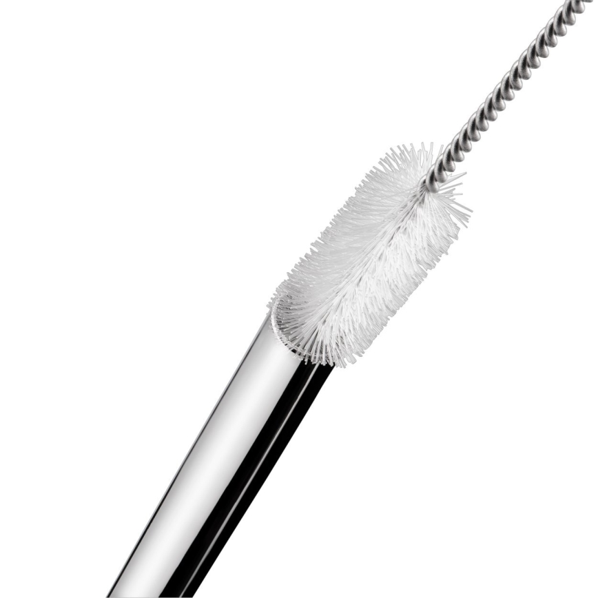 WMF - KÉSZLET 6x Rozsdamentes acél szívószálak BARIC + tisztító kefe