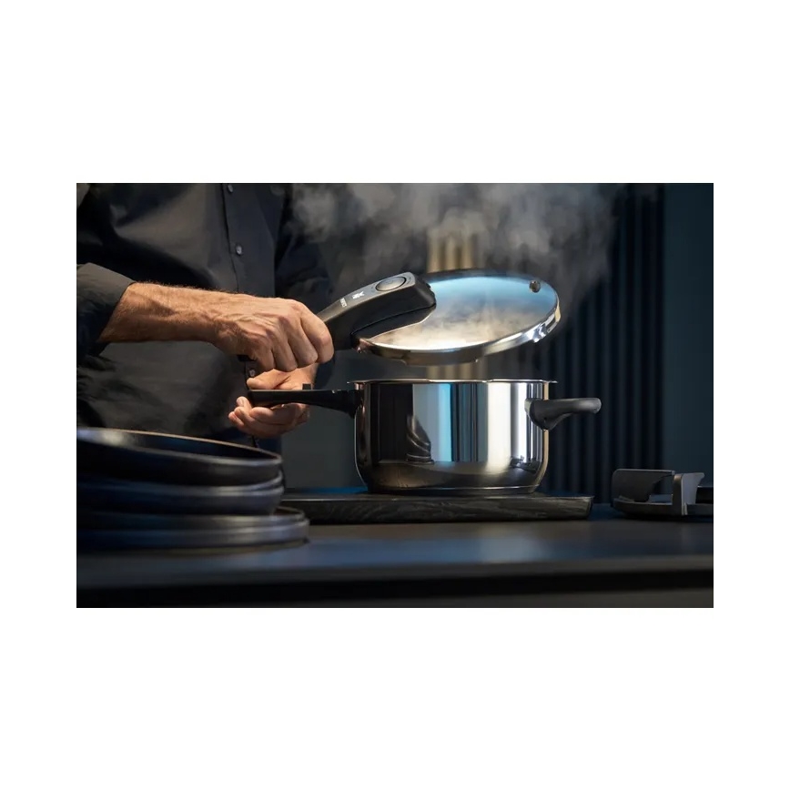 WMF - PERFECT rozsdamentes acél nyomásfőző szett 6,5 l + 3 l