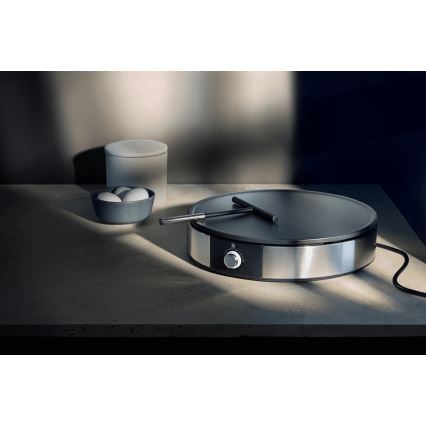 WMF - PROFI PLUS palacsintasimító, rozsdamentes acél/fekete