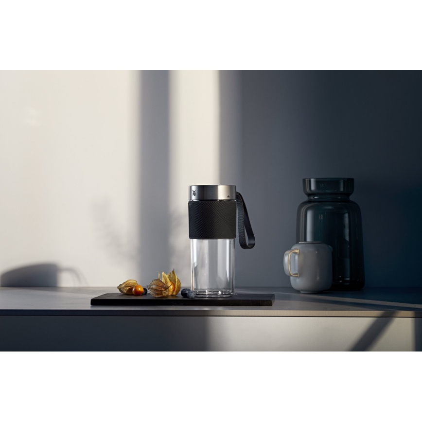 WMF - Utazó smoothie turmix KITCHENminis 50W/7,4V 1200 mAh rozsdamentes