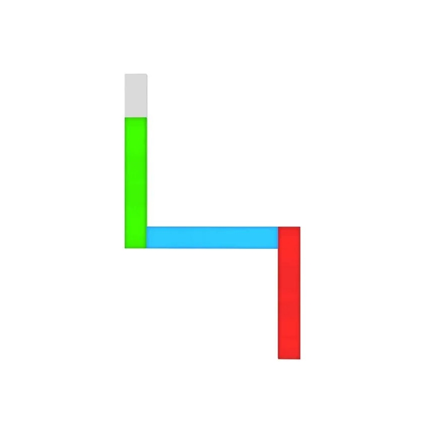 Wofi 11277 - 3 darabos készlet LED RGBW dimmelhető mennyezeti lámpa FOURLIGHTS LED/30W/230V + távirányítóval