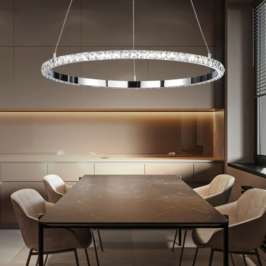 Wofi 11508FW - LED Dimmelhető csillár zsinóron HARLEY LED/26W/230V 3000K