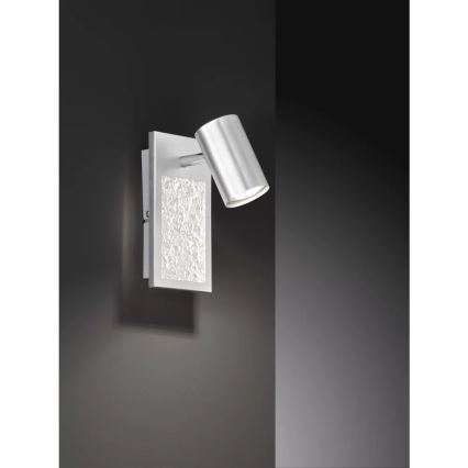 Wofi 11589 - LED fali spotlámpa BALI 1xGU10/5W/230V + LED/6W/230V