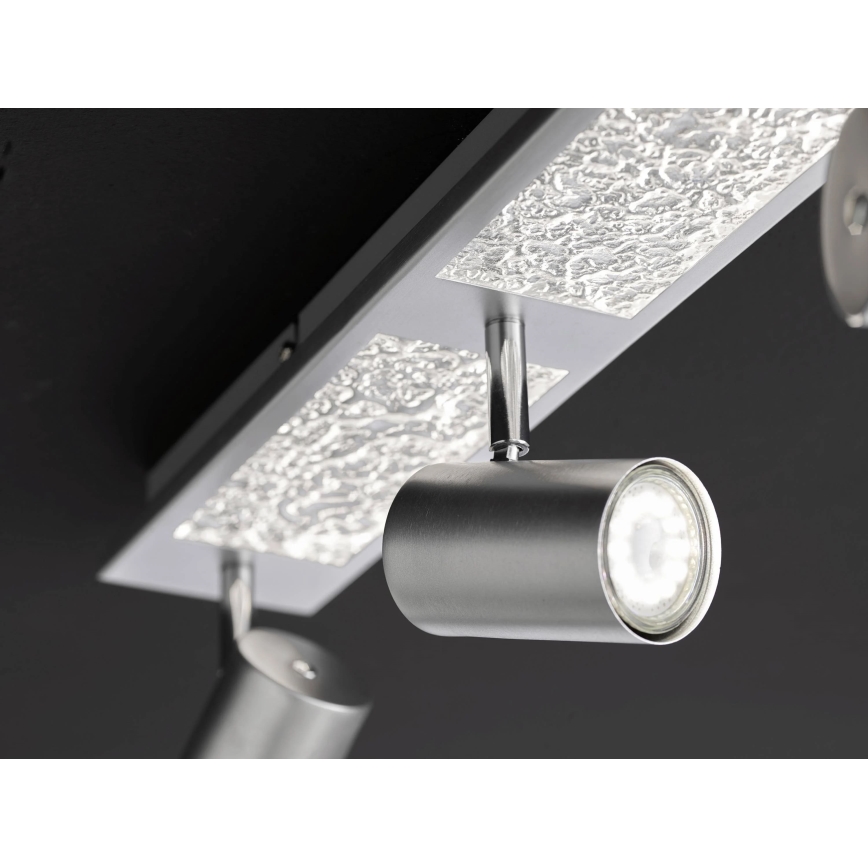 Wofi 11591 - LED spotlámpa BALI 3xGU10/5W/230V + 2xLED/6W/230V 3000K