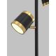 Wofi 3003-304S - LED Dimmelhető állólámpa TOULOUSE LED/21W/230V fekete/arany