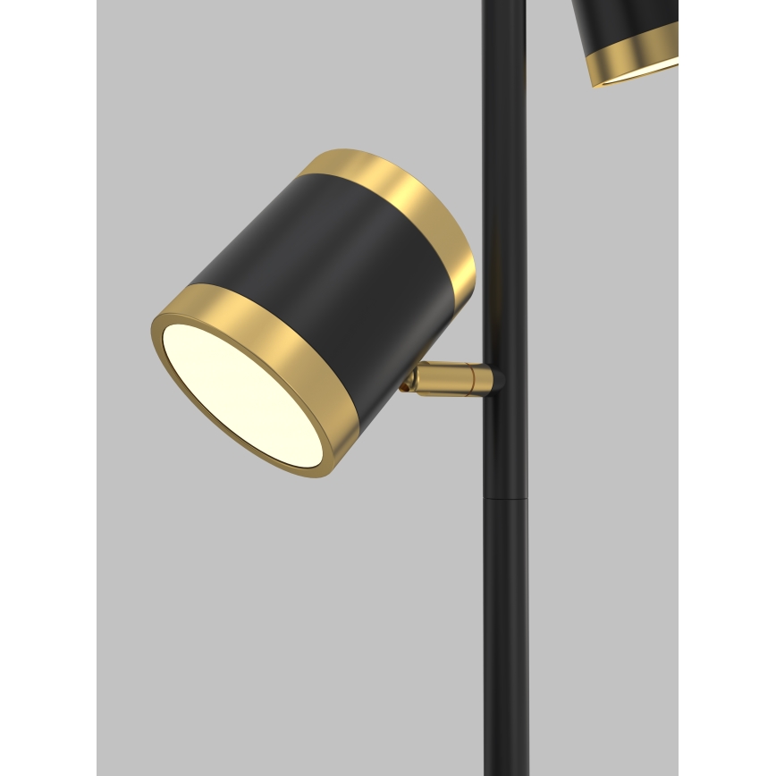 Wofi 3003-304S - LED Dimmelhető állólámpa TOULOUSE LED/21W/230V fekete/arany