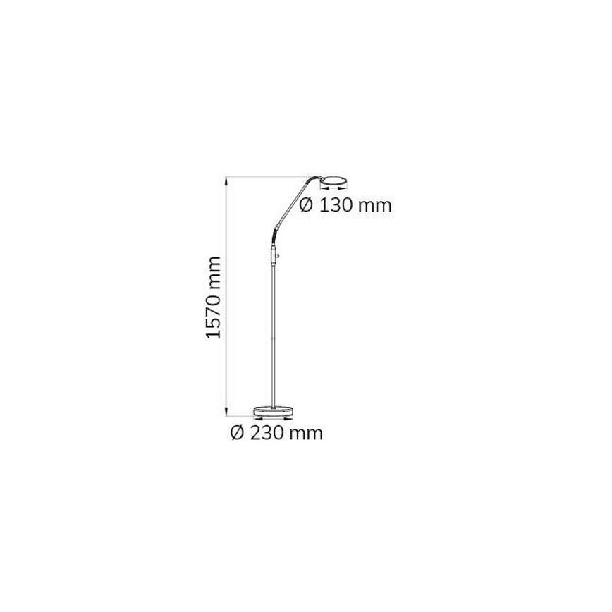Wofi 3006.01.32.9000 - LED Dimmelhető állólámpa TWIN LED/4,6W/230V