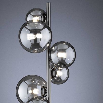 Wofi 3014-705W - LED Állólámpa VILLA 7xG9/3W/230V fekete