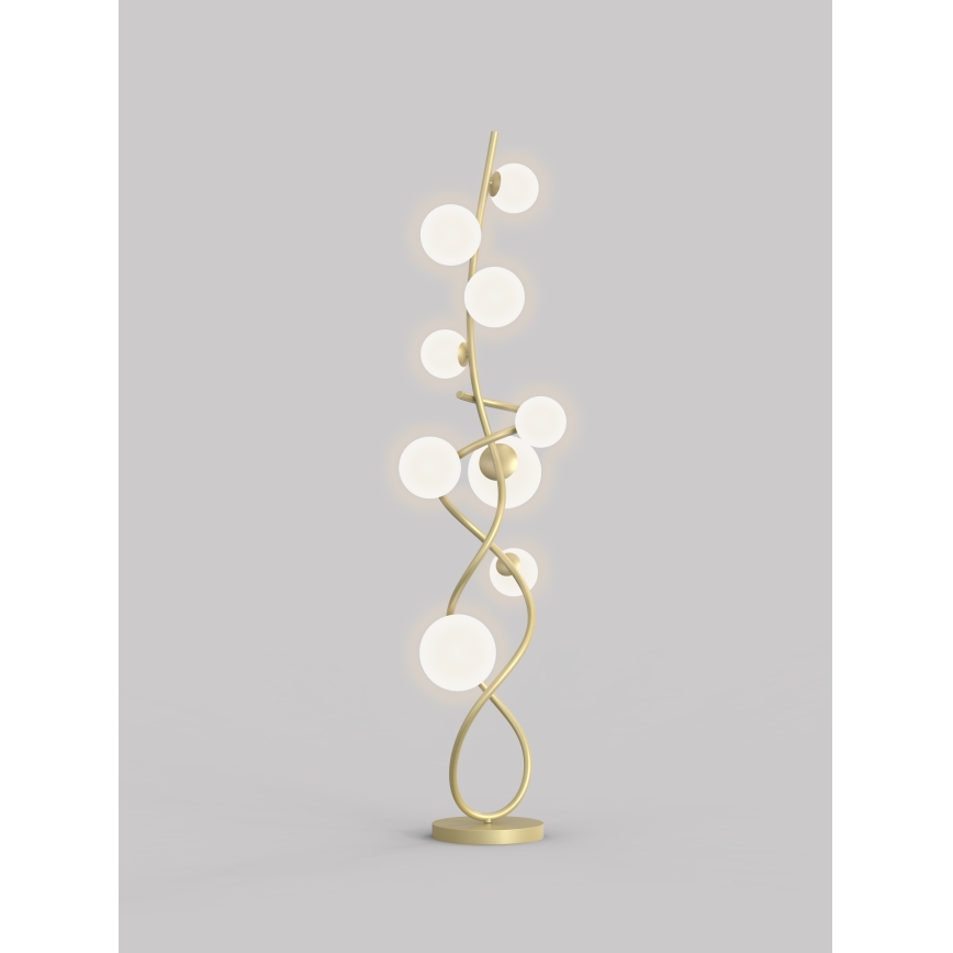 Wofi 3014-901 - LED Állólámpa NANCY 9xG9/3,5W/230V arany/fehér