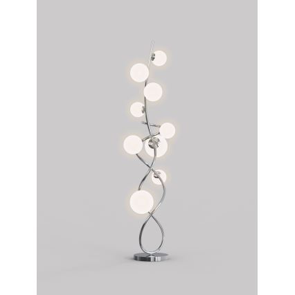 Wofi 3014-907 - LED Állólámpa NANCY 9xG9/3,5W/230V fényezett króm