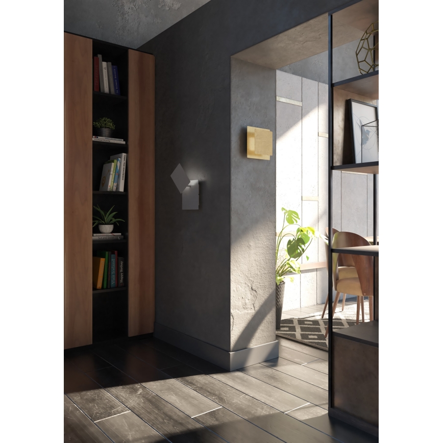 Wofi 4048-102Q - LED Fali lámpa BAYONNE LED/6,5W/230V antracit