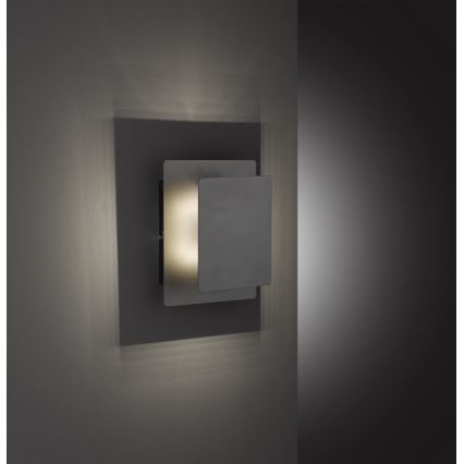 Wofi 4048-102Q - LED Fali lámpa BAYONNE LED/6,5W/230V antracit