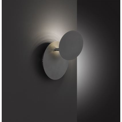 Wofi 4048-102R - LED Fali lámpa BAYONNE LED/6,5W/230V antracit