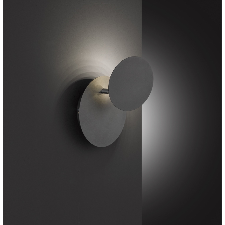 Wofi 4048-102R - LED Fali lámpa BAYONNE LED/6,5W/230V antracit