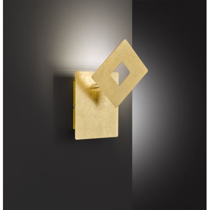 Wofi 4048-201Q - LED Fali lámpa BAYONNE LED/6,5W/230V arany