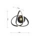 Wofi 4134-104 - LED Fali lámpa INDIGO LED/14W/230V fekete/arany