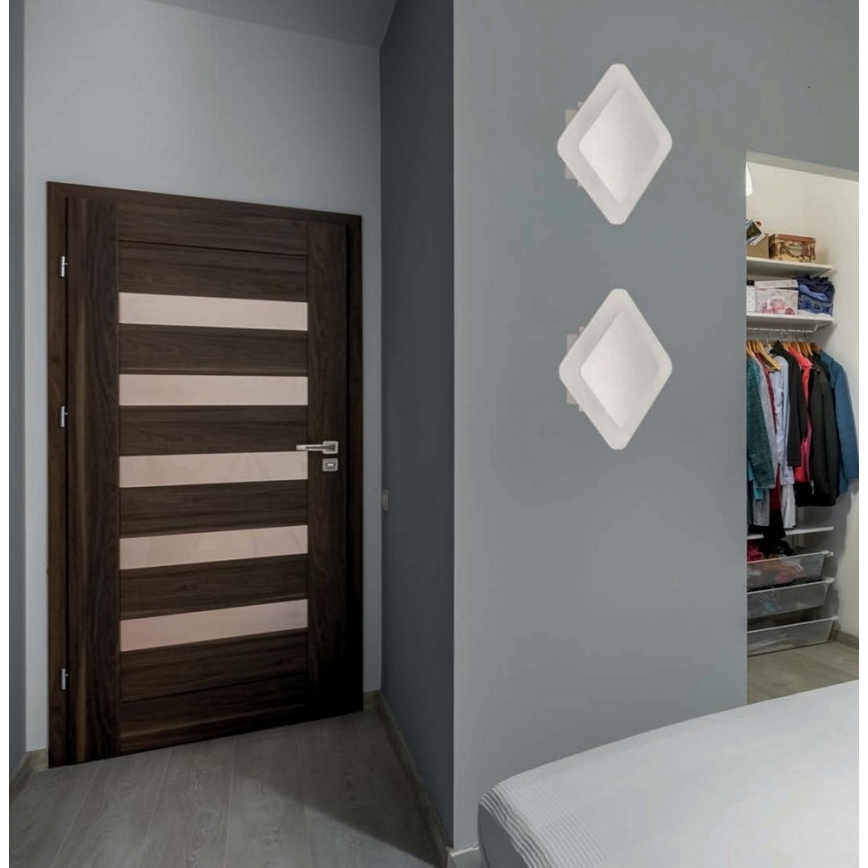 Wofi 4157.01.01.6000 - LED Fali lámpa IMPULS 1xLED/9W/230V