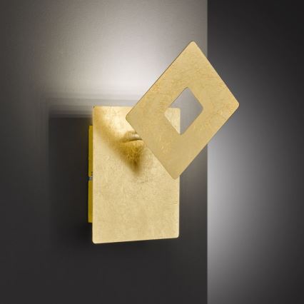 Wofi 451801159000 - LED Fali lámpa ENNIS LED/6W/230V arany