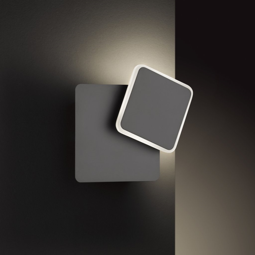 Wofi 4785.01.10.9000 - LED fali lámpa SUTTER LED/4,5W/230V 3000K fekete