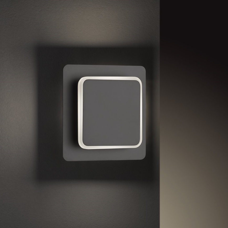 Wofi 4785.01.10.9000 - LED fali lámpa SUTTER LED/4,5W/230V 3000K fekete