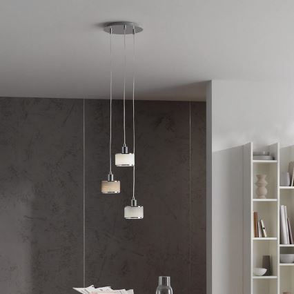 Wofi 619903019000 - Csillár zsinóron CIARA 3xE14/28W/230V