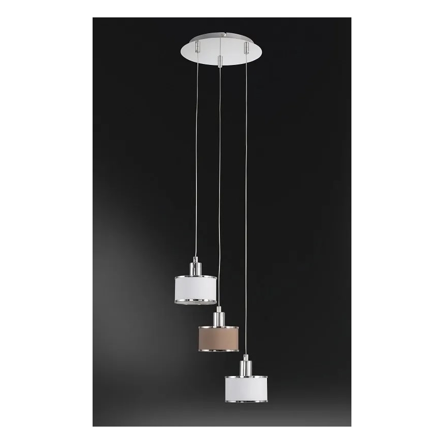 Wofi 619903019000 - Csillár zsinóron CIARA 3xE14/28W/230V