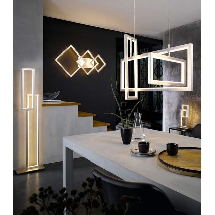 Wofi 6531.03.64.8000 - LED Dimmelhető csillár zsinóron VISO LED/87W/230V