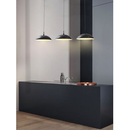 Wofi 7001-304 - LED Dimmelhető csillár zsinóron ROSCOFF LED/29W/230V fekete/arany