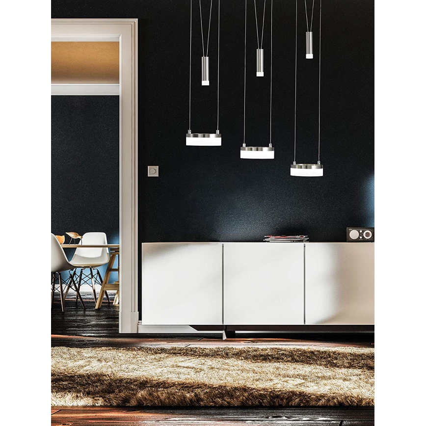 Wofi 7263.06.54.6000 - LED dimmelhető függeszték zsinóron JETTE 3xLED/7,5W/230V + 3xLED/1W