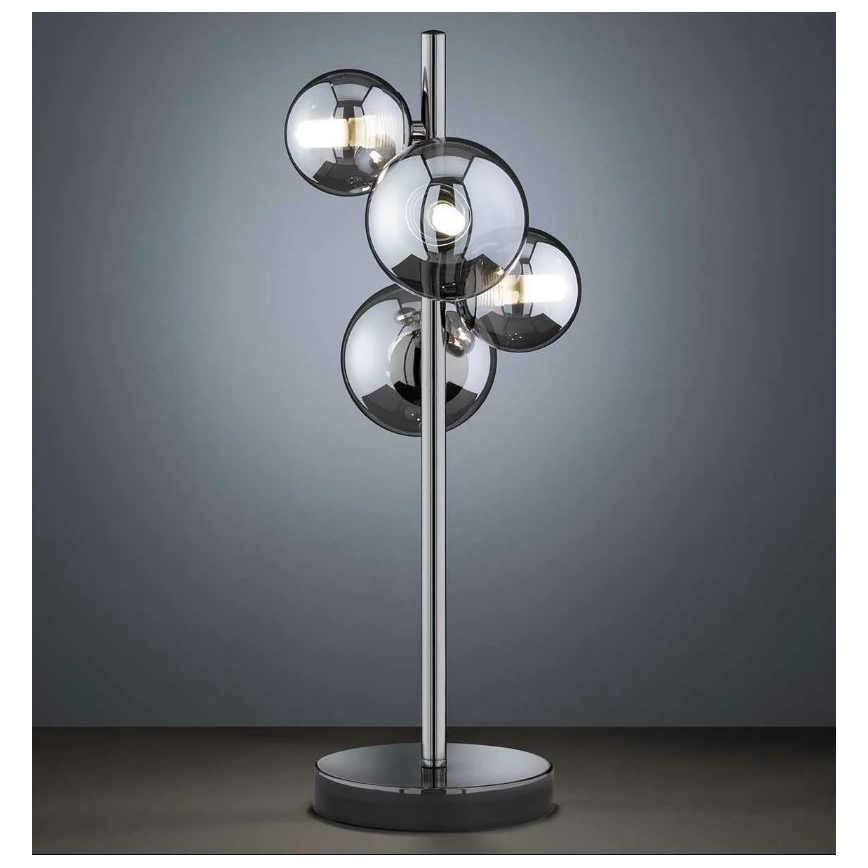 Wofi 8014.04.24.9000 - LED Asztali lámpa VILLA 4xG9/3W/230V fekete