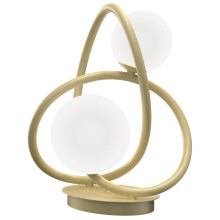 Wofi 8014-201 - LED Asztali lámpa NANCY 2xG9/3,5W/230V arany/fehér