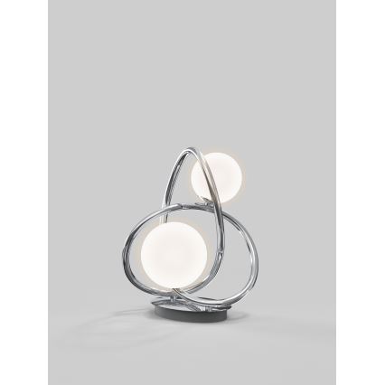 Wofi 8014-207 - LED Asztali lámpa NANCY 2xG9/3,5W/230V fényezett króm