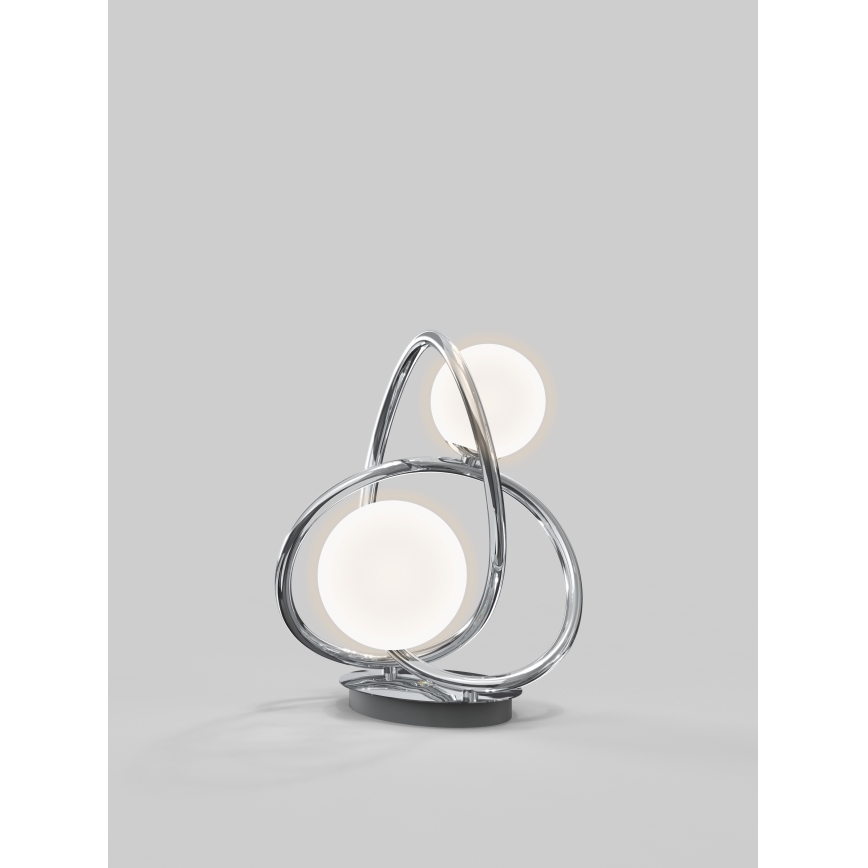 Wofi 8014-207 - LED Asztali lámpa NANCY 2xG9/3,5W/230V fényezett króm