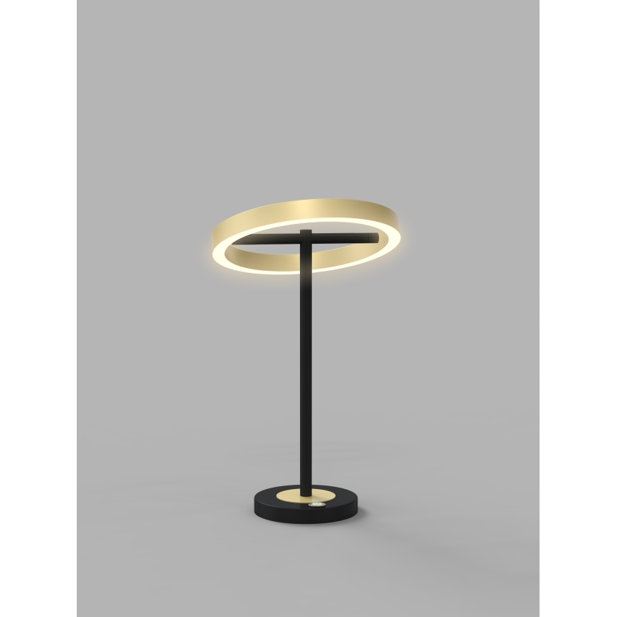 Wofi 8016-104 - LED Dimmelhető asztali lámpa érintős BREST LED/10,5W/230V fekete/arany