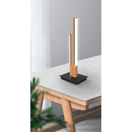 Wofi 8031-206 - PALERMO LED asztali lámpa LED/10,5W/230V kaucsukfa