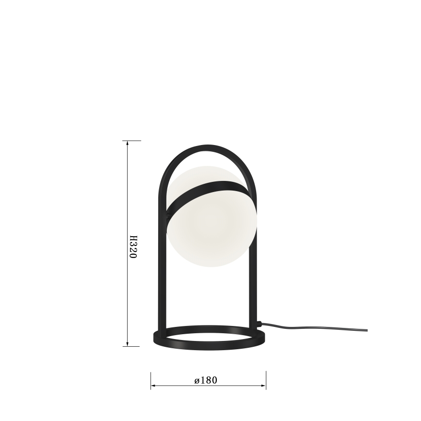 Wofi 8046-102 - LED Dimmelhető asztali lámpa érintős AVIGNON LED/10,5W/230V fekete