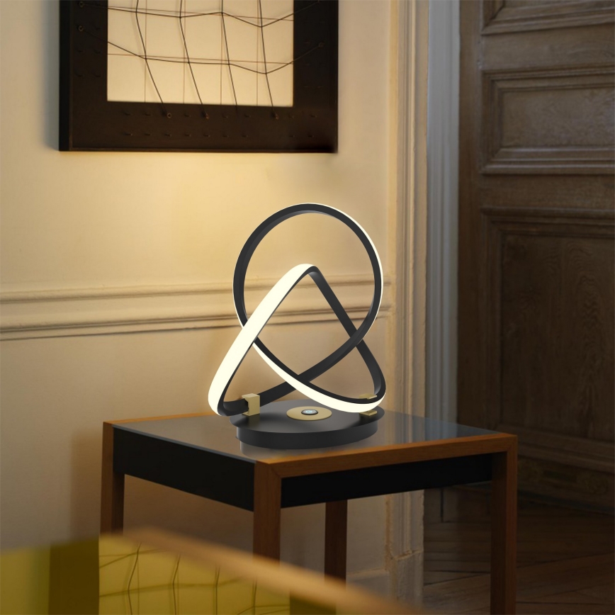 Wofi 8134-104 - LED Dimmelhető asztali lámpa érintős INDIGO LED/10,5W/230V fekete/arany