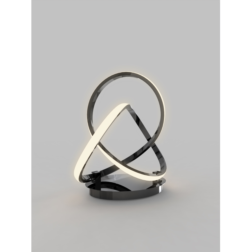 Wofi 8134-105 - LED Dimmelhető asztali lámpa érintős INDIGO LED/10,5W/230V fekete/fényezett króm