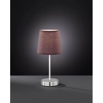 Wofi 8324.01.51.0000 - Asztali lámpa CESENA 1xE14/42W/230V barna