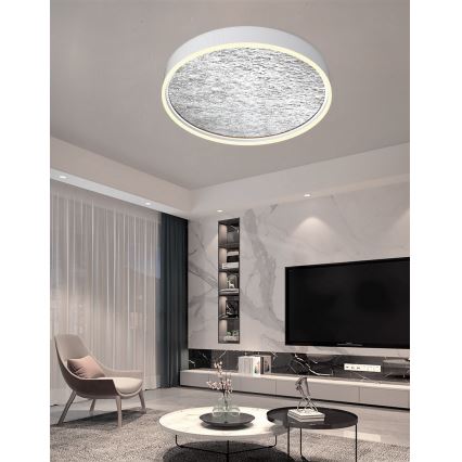 Wofi 9002-103L - LED Dimmelhető mennyezeti lámpa BORDEAUX LED/60W/230V ezüst