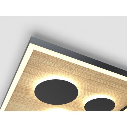 Wofi 9012-306S - LED Fényerőszabályzós mennyezeti lámpa DIJON LED/26W/230V