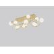 Wofi 9014-1201 - LED Felületre szerelhető csillár NANCY 12xG9/3,5W/230V arany/fehér