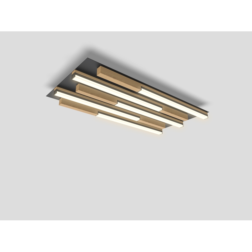 Wofi 9031-506S - LED dimmelhető mennyezeti lámpa PALERMO LED/34W/230V kaucsukfa