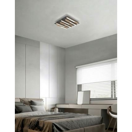 Wofi 9031-606 - LED dimmelhető mennyezeti lámpa PALERMO LED/26W/230V kaucsukfa