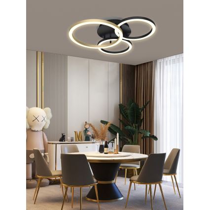 Wofi 9042-304 - LED Dimmelhető felületre szerelhető csillár BAYEUX LED/51W/230V