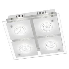 Wofi 9105.04.01.6300 - LED Mennyezeti lámpa TYRA 4xLED/4W/230V