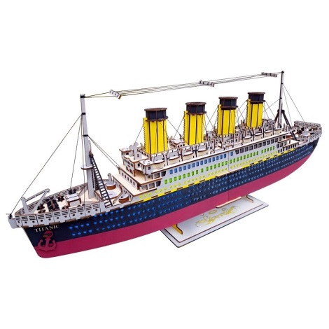 Woodcraft - Fa 3D puzzle Titanic