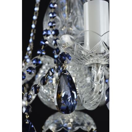 Wranovsky JWZ102052101 - Kristály csillár láncon DE LUXE 5xE14/40W/230V